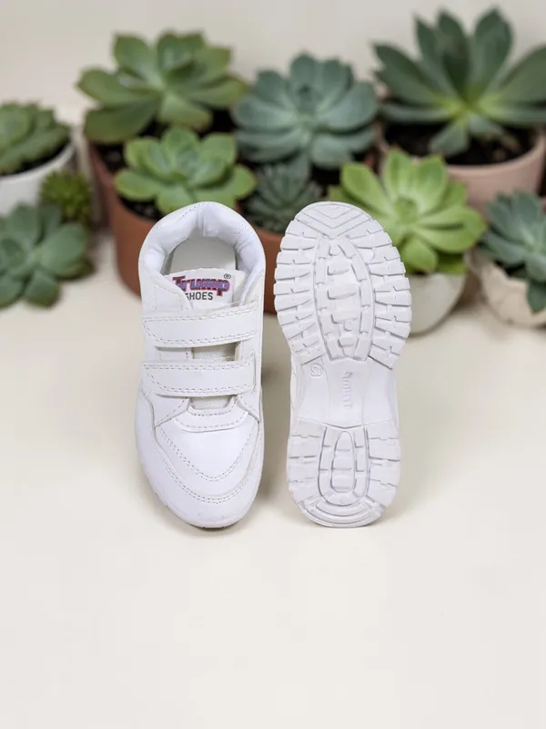 Trump_Boys_&_Girls_Velcro_Casual_Shoes_White