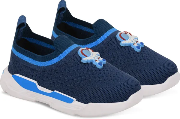 Trump_Boys_&_Girls_Slip_On_Running_Shoes_Blue