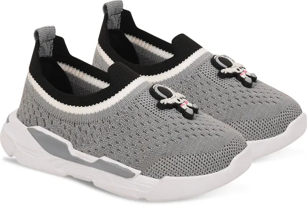 Trump_Boys_&_Girls_Slip_On_Running_Shoes_Grey