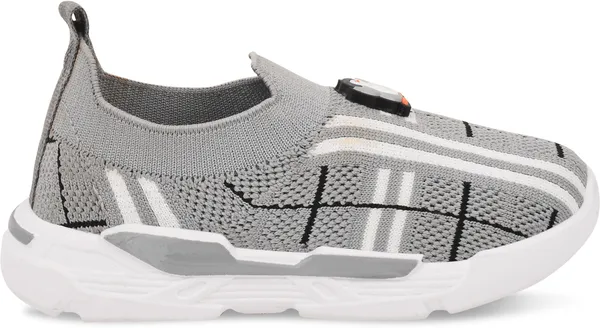 Trump_Boys_&_Girls_Slip_On_Running_Shoes_Grey