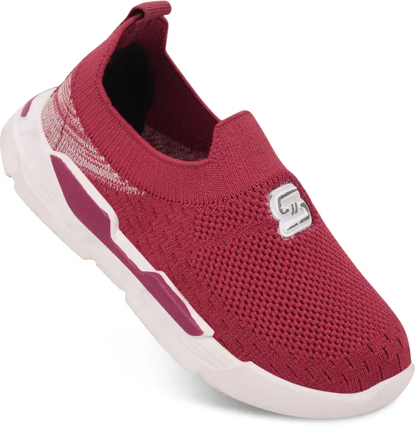 Trump_Boys_&_Girls_Slip_On_Running_Shoes_Pink