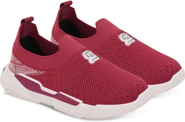 Trump_Boys_&_Girls_Slip_On_Running_Shoes_Pink