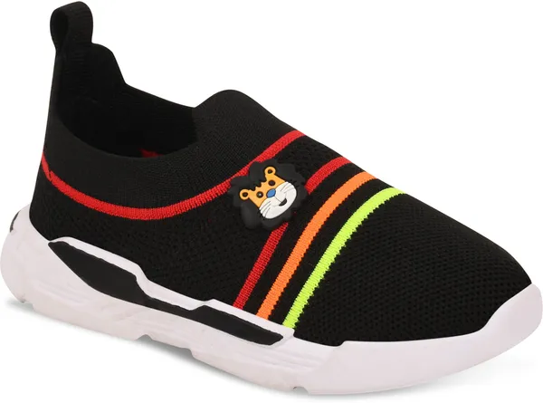 Trump_Boys_&_Girls_Slip_On_Running_Shoes_Black