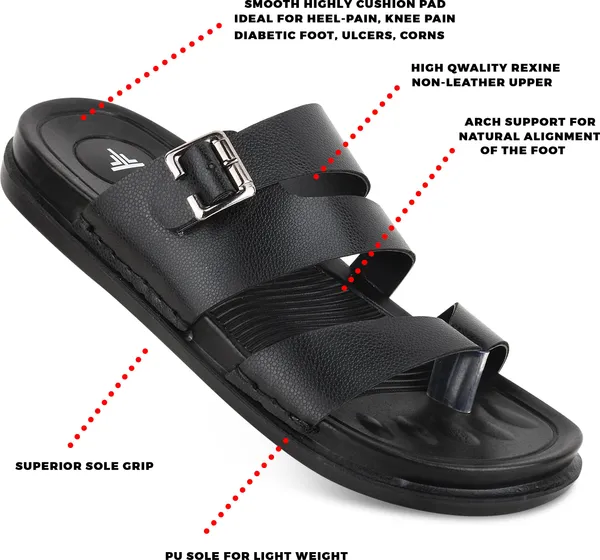 Trump_Men_Sandals_Black