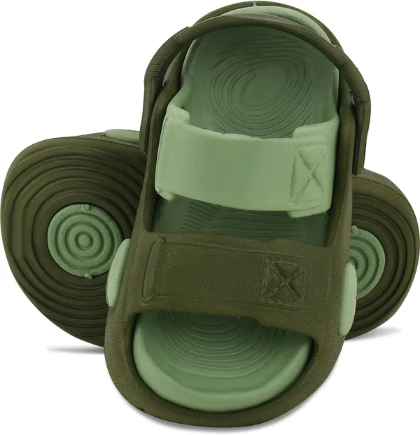 Trump_Boys_&_Girls_Slipon_Toe_Ring_Sandals_Green