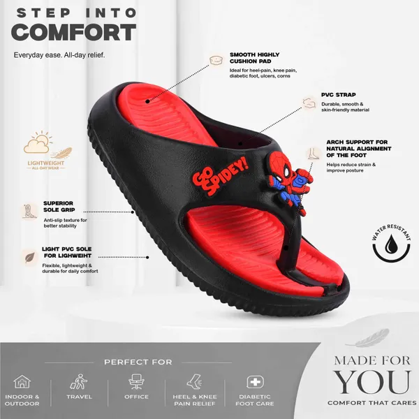 Trump_Boys_&_Girls_Slip_On_Slipper_Flip_Flop_Black