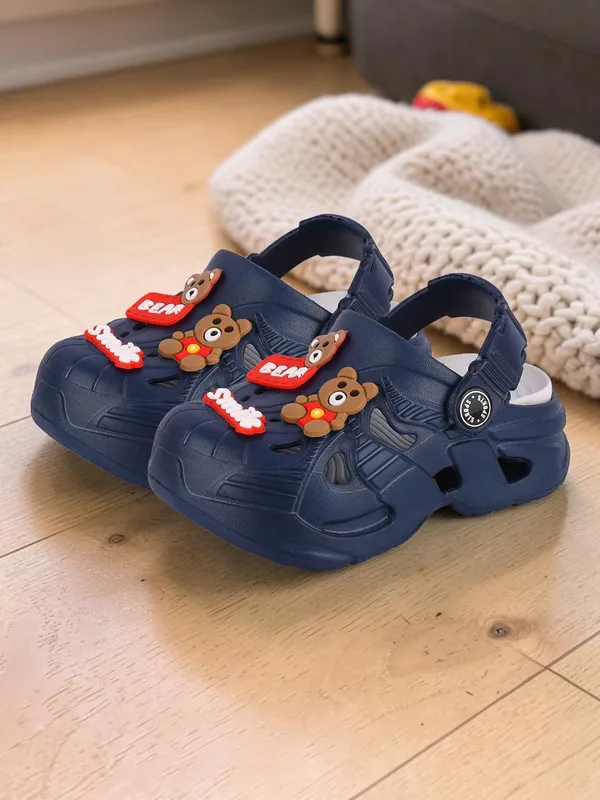 Trump_Boys_&_Girls_Sling_Back_Clogs_Blue