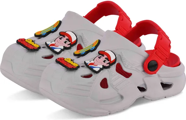 Trump_Boys_&_Girls_Sling_Back_Clogs_Grey