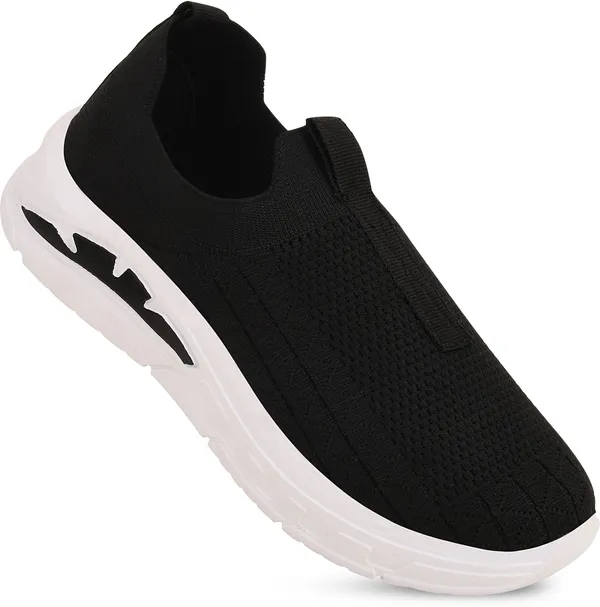 Trump_Boys_&_Girls_Slip_On_Running_Shoes_Black