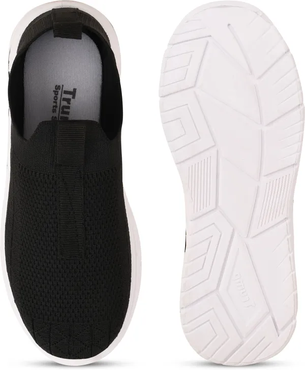 Trump_Boys_&_Girls_Slip_On_Running_Shoes_Black