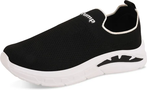 Trump_Boys_&_Girls_Slip_On_Running_Shoes_Black