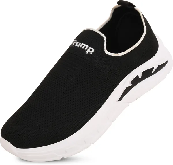 Trump_Boys_&_Girls_Slip_On_Running_Shoes_Black