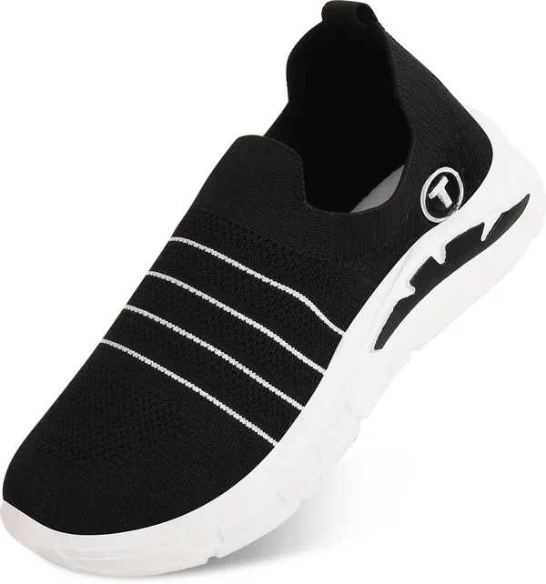 Trump_Boys_&_Girls_Slip_On_Running_Shoes_Black