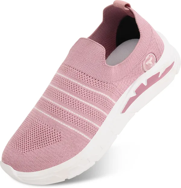 Trump_Boys_&_Girls_Slip_On_Running_Shoes_Pink