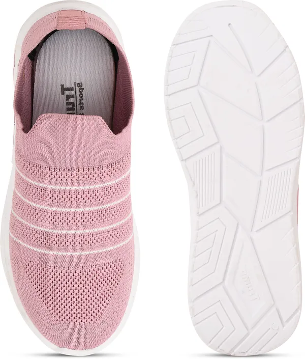 Trump_Boys_&_Girls_Slip_On_Running_Shoes_Pink