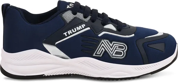 Trump_Boys_&_Girls_Slip_On_Running_Shoes_Blue