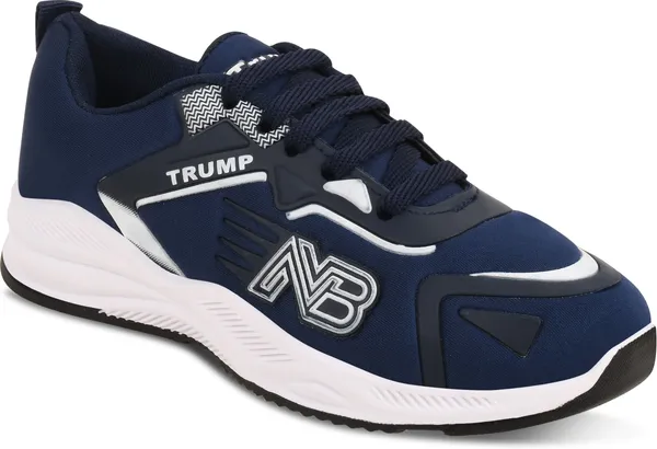 Trump_Boys_&_Girls_Slip_On_Running_Shoes_Blue