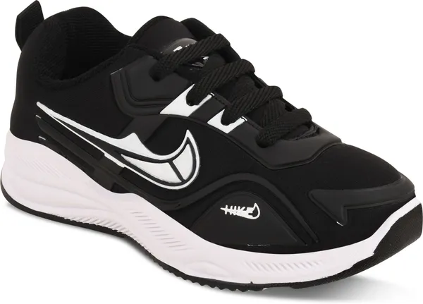Trump_Boys_&_Girls_Slip_On_Running_Shoes_Black