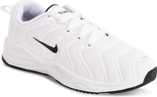 Trump_Boys_&_Girls_Slip_On_Running_Shoes_White