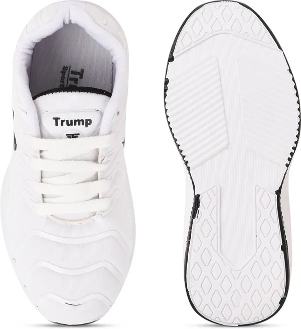 Trump_Boys_&_Girls_Slip_On_Running_Shoes_White
