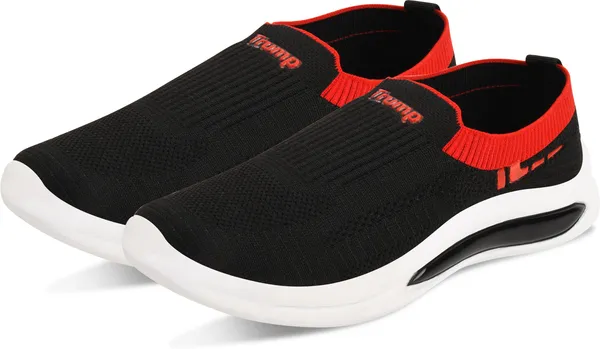 Trump_Women's_Comfortable_Pu_Slipon_Casual_Canvas_Shoes_For_Women_Black