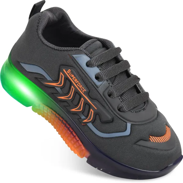 Trump_Boys_&_Girls_Slip_On_Running_Shoes_Grey