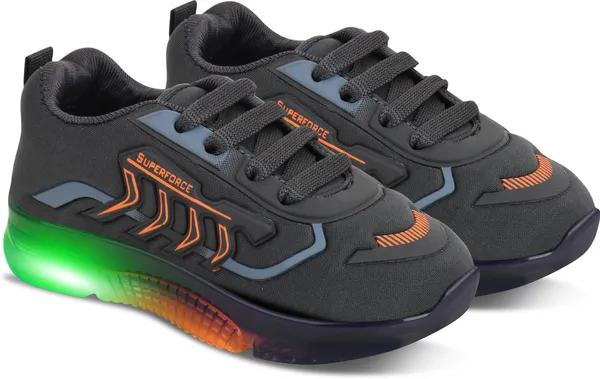 Trump_Boys_&_Girls_Slip_On_Running_Shoes_Grey