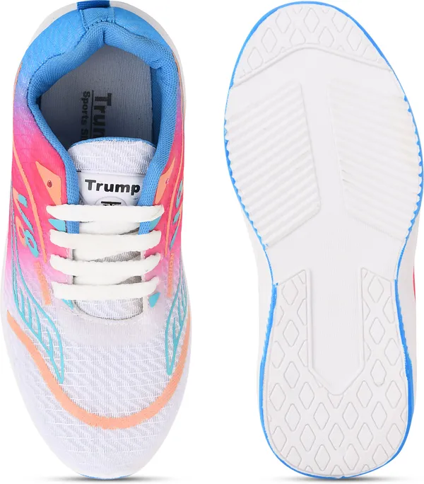 Trump_Boys_&_Girls_Slip_On_Running_Shoes_Pink