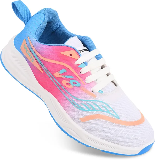 Trump_Boys_&_Girls_Slip_On_Running_Shoes_Pink