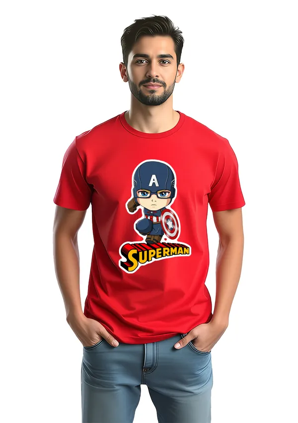 Red_Graphic_T-Shirt_With_Captain_America_Print_And_Superman_Logo