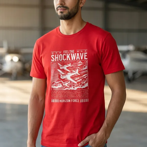 Dragon_Ball_Z_Character_Collage_Navy_Blue_T-Shirt_And_Feel_The_Shockwave_Red_Graphic_T-Shirt_For_Men_(Pack_Of_2)
