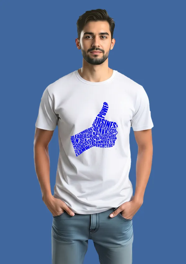 Funy_Skull_Skater_Graphic_Black_T-Shirt_And_Business_Motivational_Thumbs_Up_Graphic_T-Shirt_(Pack_Of_2)