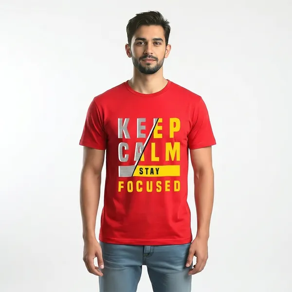 Keep_Calm_Stay_Focused_Graphic_Printed_Red_T-Shirt_And_Skate_On_Skeleton_Graphic_White_T-Shirt_For_Men_(Pack_Of_2)