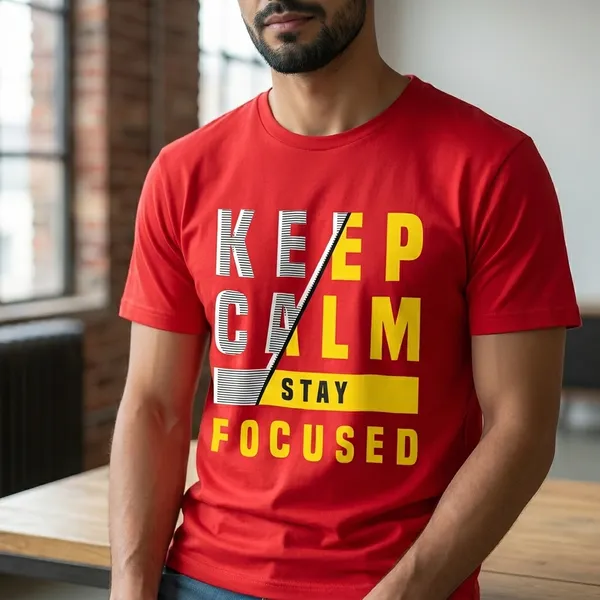 Keep_Calm_Stay_Focused_Graphic_Printed_Red_T-Shirt_And_Skate_On_Skeleton_Graphic_White_T-Shirt_For_Men_(Pack_Of_2)