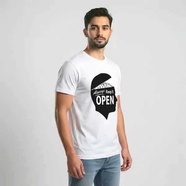 Always_Keep_It_Open_-_Motivational_Graphic_Print_White_T-Shirt_For_Men