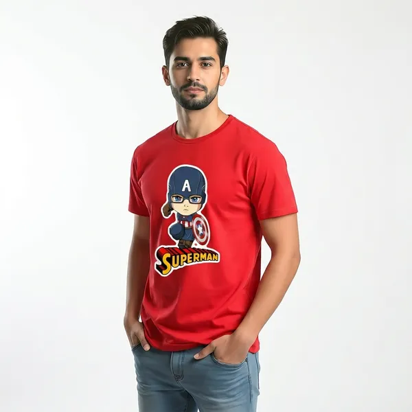 Red_Graphic_T-Shirt_With_Captain_America_Print_And_Superman_Logo