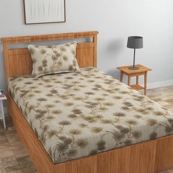 New_Blatts_Single_Bedsheet_60x90_Inch_with_1_Pillow_Cover_Cotton_Blend_Soft_Breathable_Printed_Flat_Bed_Sheet_for_Single_Bed_All_Season_Wrinkle_Resistant_Washable_Bedroom_Bedding_Home_Furnishing