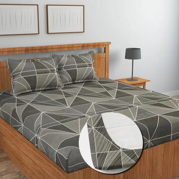 Grey_Triangle_Bedsheet