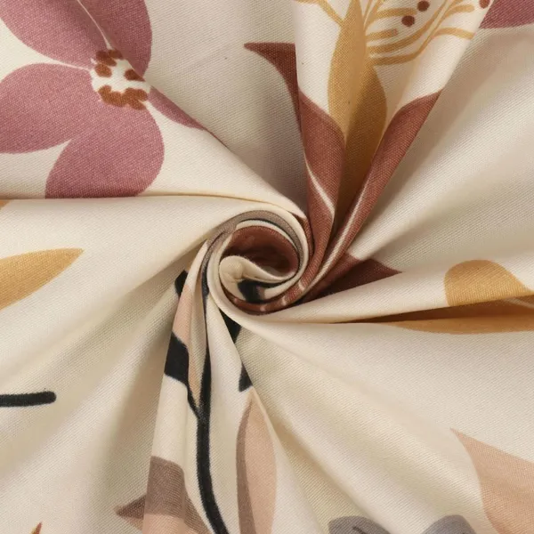 Baize_Red_Leaf_Bedsheet