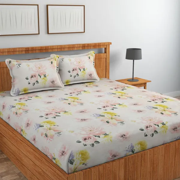 Light_Pink_Flower_Bedsheet