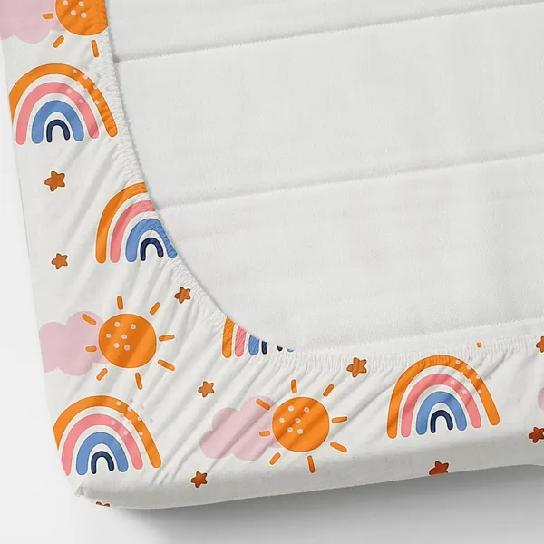 Pink_Rainbow_Kids_Bedsheet
