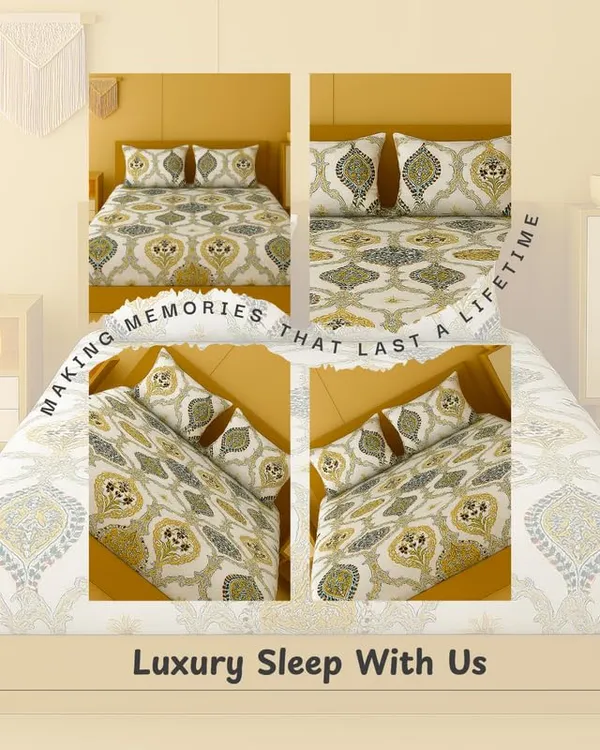 Yellow_Traditional_Bedsheet