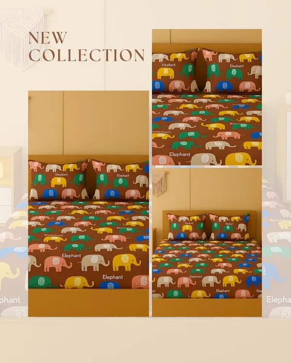 Brown_Elephant_Kids_Bedsheet