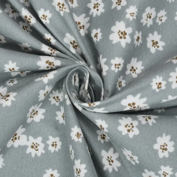 Dark_Grey_Little_Flowers_Bedsheet