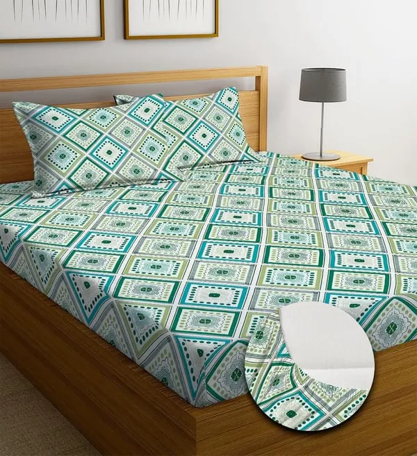 Green_Jaipuri_Bedsheet