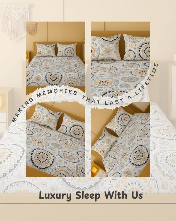 New_Blatts_Double_Bed_Fitted_Bedsheet_72x78x10_Inch_with_2_Pillow_Covers_Full_Elastic_Cotton_Blend_Soft_Breathable_Deep_Pocket_Mattress_Fitted_Bed_Sheet_Washable_Wrinkle_Resistant_All_Season_Bedding