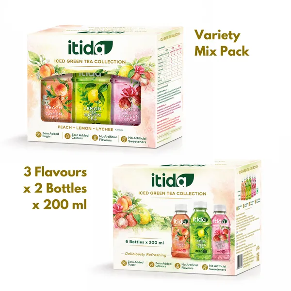 Variety_Discovery_6-Pack_|_Itida_Iced_Green_Tea_|_Zero_Added_Sugar_|_Mojito_Mint_&_Lemon,_Peach_And_Elderflower_Bliss,_Lychee_&_Rose_Kiss_Flavours_|_3_Flavours_X_2_Bottles_X_200Ml