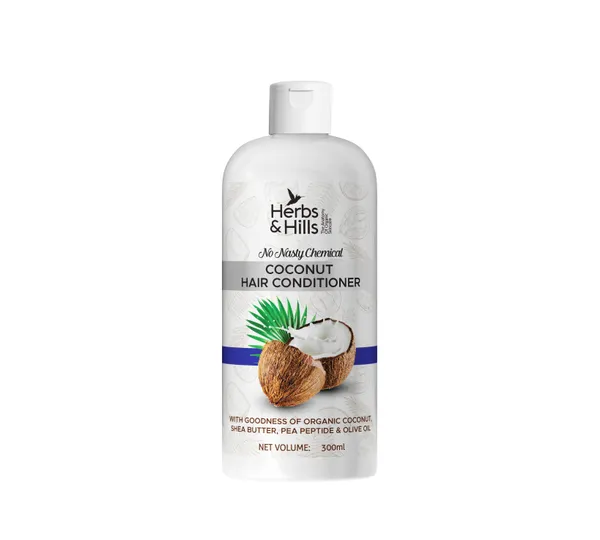 Herbs_&_Hills_Best_Organic_Coconut_Conditioner_for_Frizzy_Hair_(Pack_Of_2)