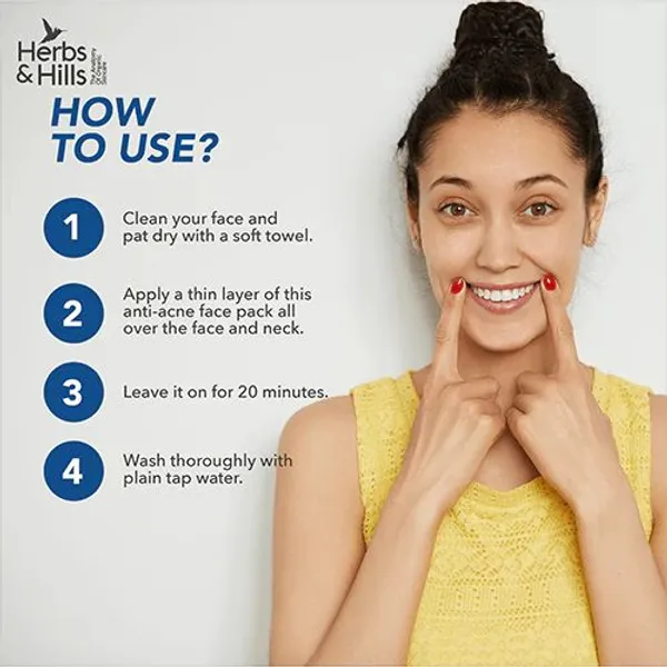 Herbs_&_Hills_Natural_Anti_Acne_Facepack_For_Pimple_Control