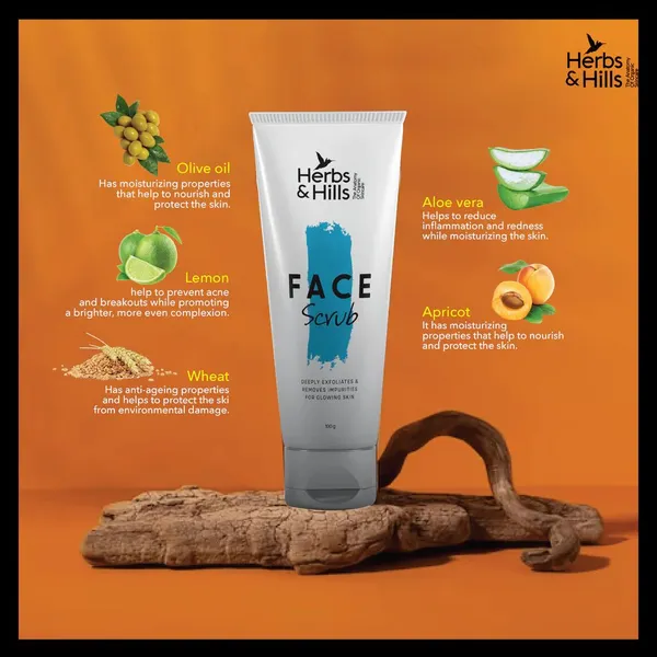 Herbs_&_Hills_Best_Gentle_Exfoliating_Face_Scrub_For_Glowing_Skin